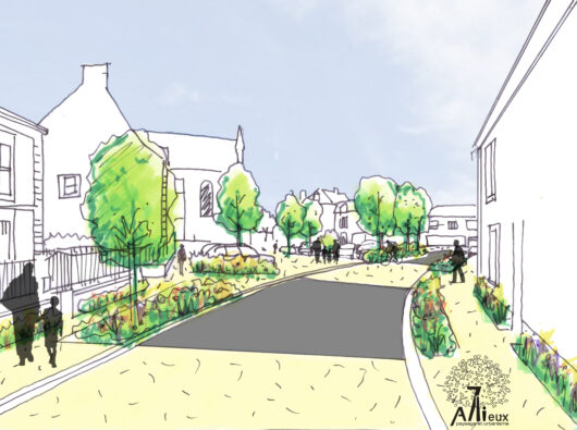 Croquis d’intention – rue du 11 Novembre