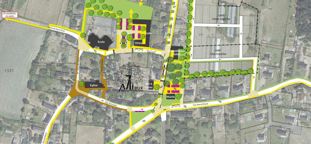 Plan guide à St Georges du Bois